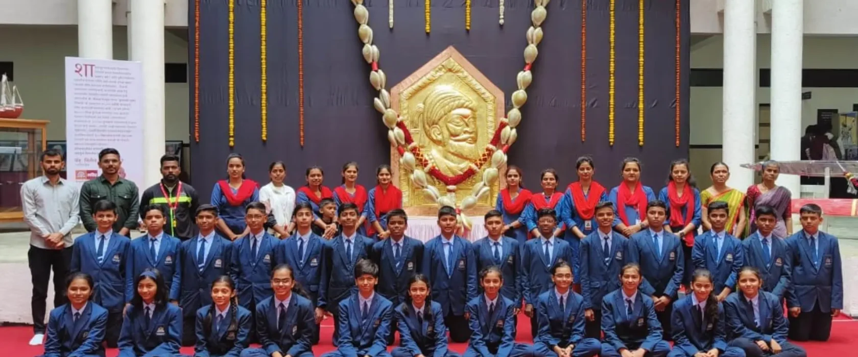 "Unity in Honor: Horizon Academy Pays Tribute to Chhatrapati Shivaji Maharaj"